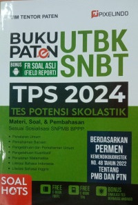 Buku UTBK SNBT TPS 2024: Tes Potensi Skolastik 