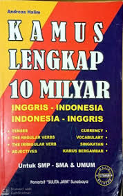 Kamus Lengkap 10 Milyar inggris-indonesia|Indonesia Inggris